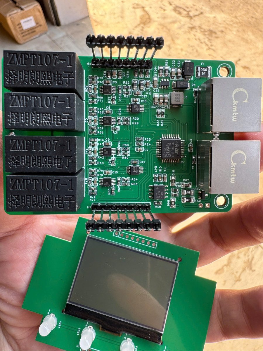 Circuit board and display module held in hand